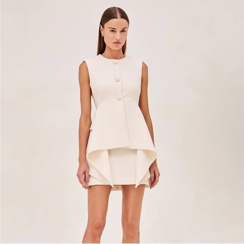 Alexis McKenna Mini Dress in White Size XS